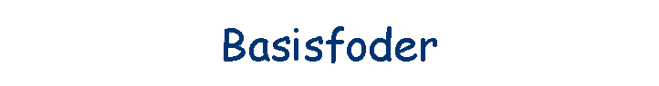 Basisfoder