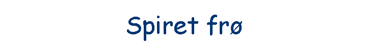 Spiret fr�