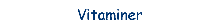 Vitaminer