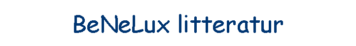 BeNeLux litteratur