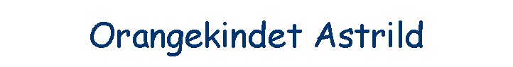 Orangekindet Astrild