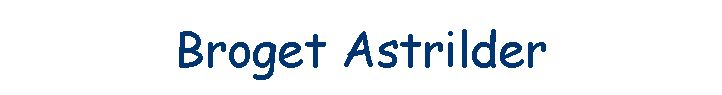Broget Astrilder