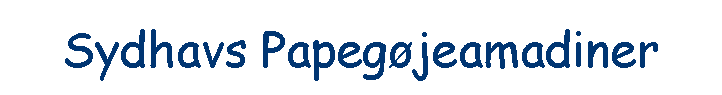 Sydhavs Papeg�jeamadiner